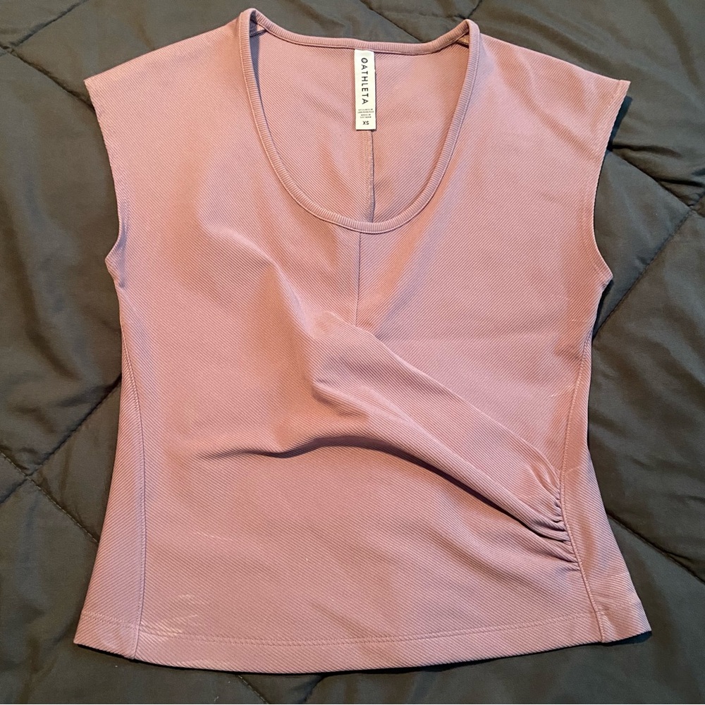 Athleta Mauve Crop Top